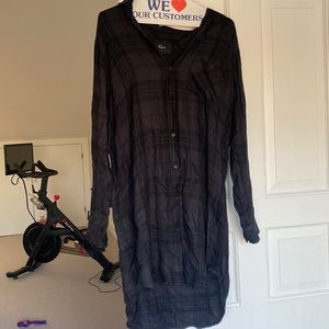 RAILS PLAID SHIRT DRESS. TAGS ON.